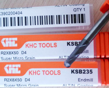 高性价比加工球墨铸铁球头钨钢铣刀，首先德国KHC品牌