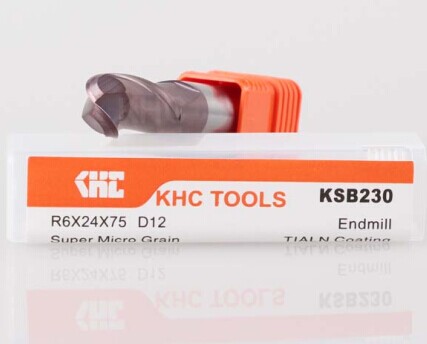 KHC双刃球头立铣刀在加工光学玻璃上有优势