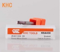 KHC钨钢铣刀比一般进口钨钢铣刀加工效率更高