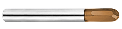 直刃式2刃钨钢球头铣刀KSB215P 